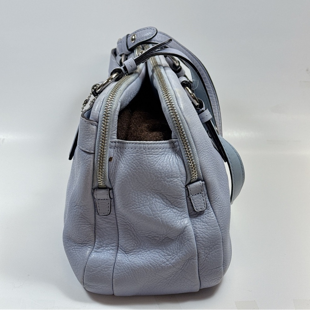 COACH Womens Lilac Leather Penelope Tote CN - Picture 5 of 16